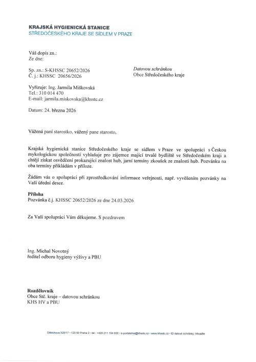 Zkoušky ze znalosti hub 1