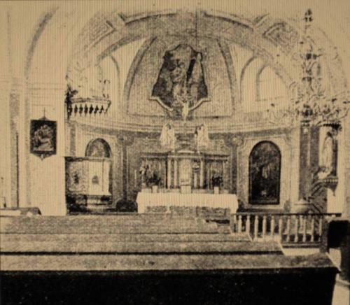 Nejstarší foto z&nbsp;kostela sv.&nbsp;Odřeje r.1909