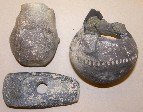 Mladší doba kamenná (neolit) nález Sány čp.2 r.2012