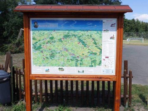 Malovaná mapa nymburska u&nbsp;cyklostezky u&nbsp;hřiště 2018